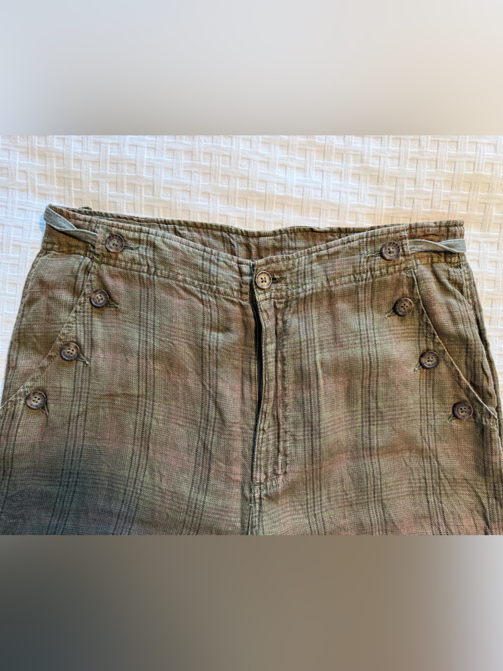 Sundance Plaid Skirt in Brown and Mauve Tones